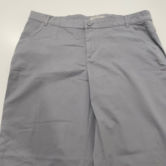 SMART SET Light Gray Cotton Pants Mid-Rise ~ Size 12 with tags - Picture 2 of 15